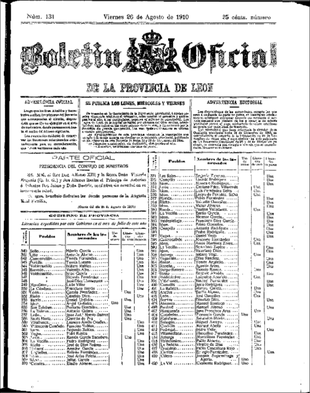 Schwarzes und weißes Foto einer Zeitung mit einer Liste von Elementen, einschließlich Text und einem Logo, das eine Redaktion anzeigt.