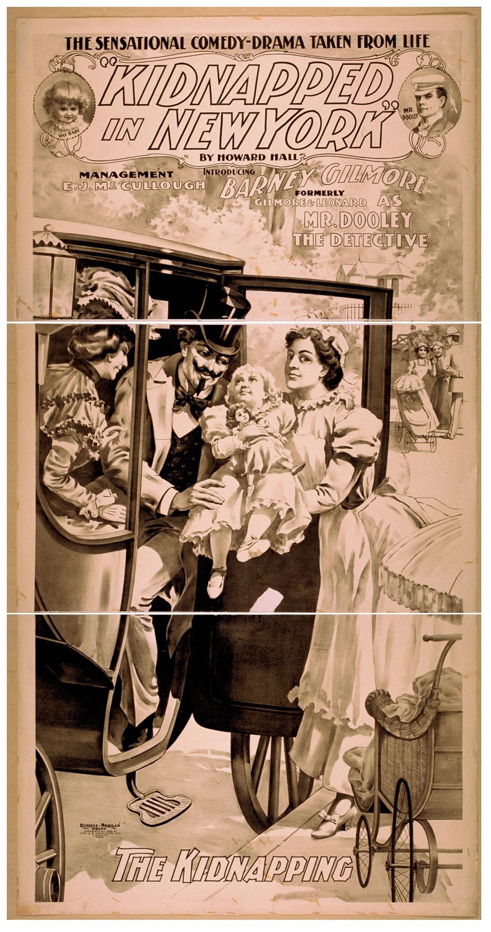 Plakat für den Film *Entführt in New York* zeigt eine Gruppe besorgter Menschen in einem Fahrzeug, mit dem Titel über dem Plakat und ged├Ąmpften Farben, die eine traurige Stimmung erzeugen.